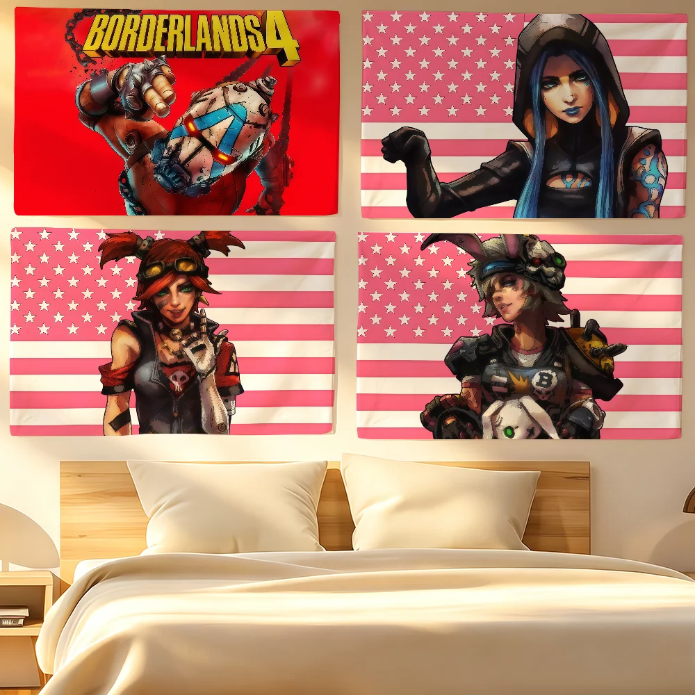 Adventur game B-Borderlands flag For Living Room Home Dorm Decor Wall Outdoor Camping Party Banner Gifts