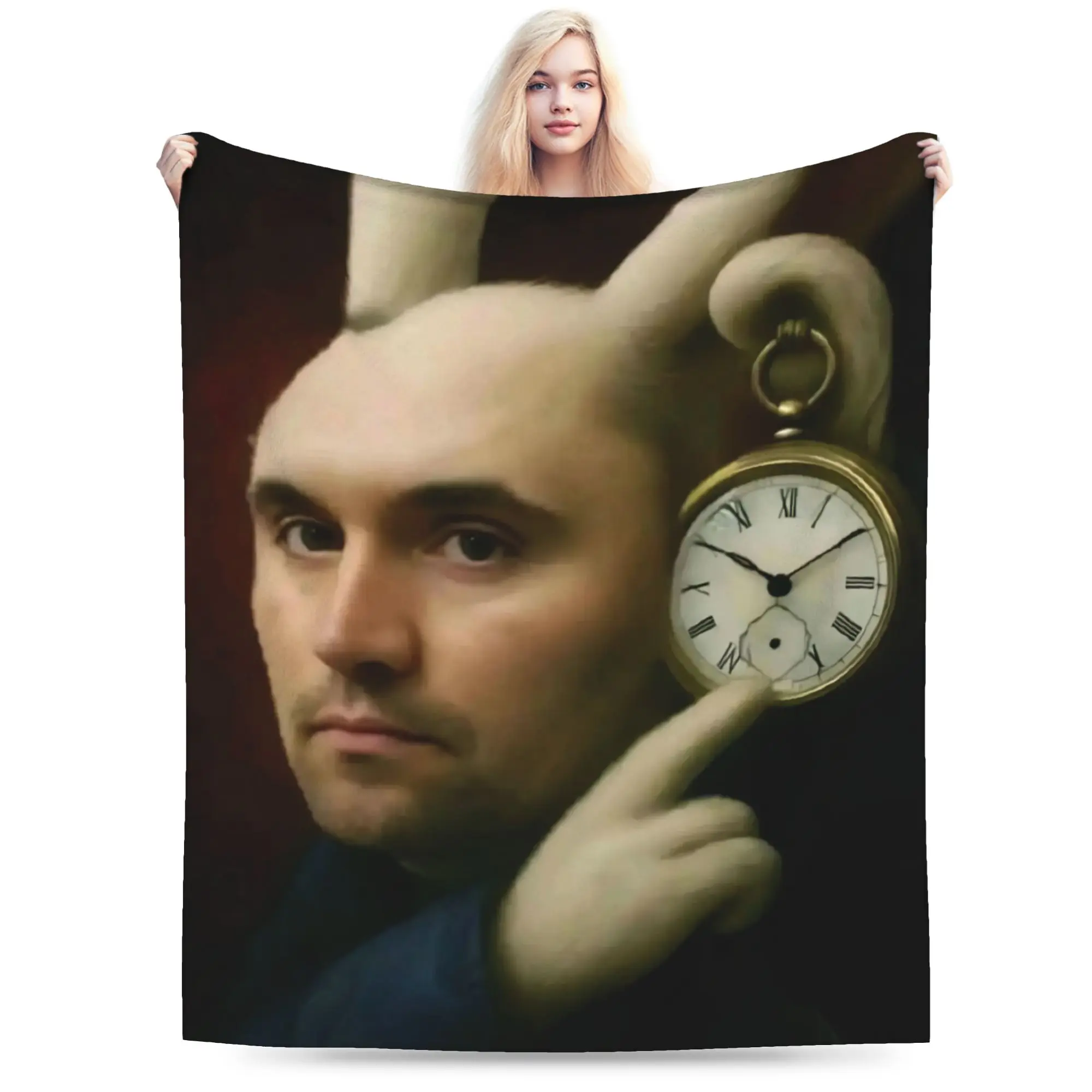 Charlie Kirk Funny Meme  Blanket Multiple Sizes Cozy and Lightweight  Throw Blankets for Sofa Couch and Bed
