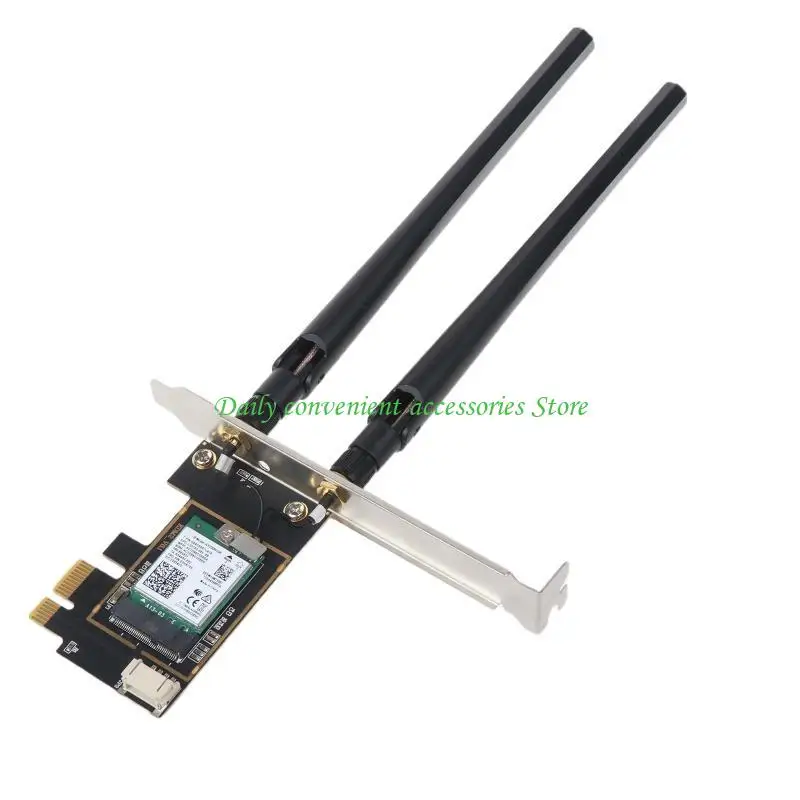 97QB AX200 WIFI 6 PCIE CARD BLUETOOTH-COMPATION 5.1 PCIE ADAPTER DUAL BAND 2400MBPS + 574MBPS 6G 160MHZ PCIE WIFI WLAN CARD