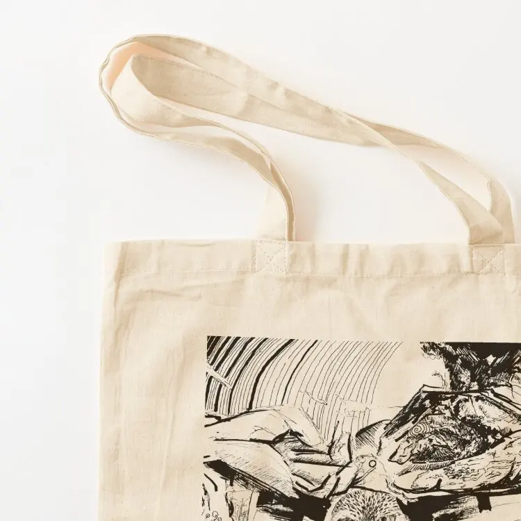 Triptych P2 Tote Bag Fabric bag supermarket folding bag women shopper women