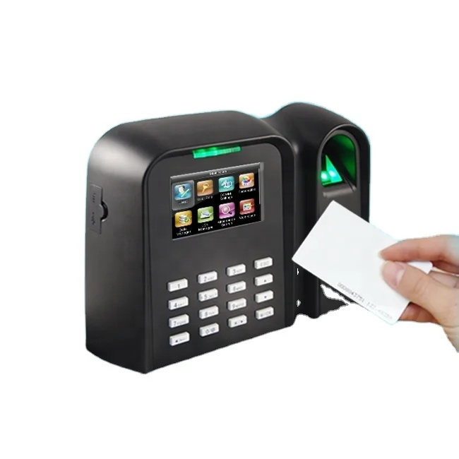 Low price Biometric Fingerprint and RFID card Time  attendance system with TCP/IP