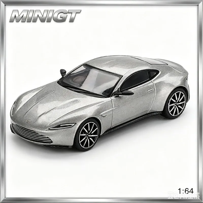 

MINIGT 1:64 Aston Martin Cast Iron Alloy Car Model, Boys' Gift, Suitable as a Collectible Item, High-end Collection Piece.