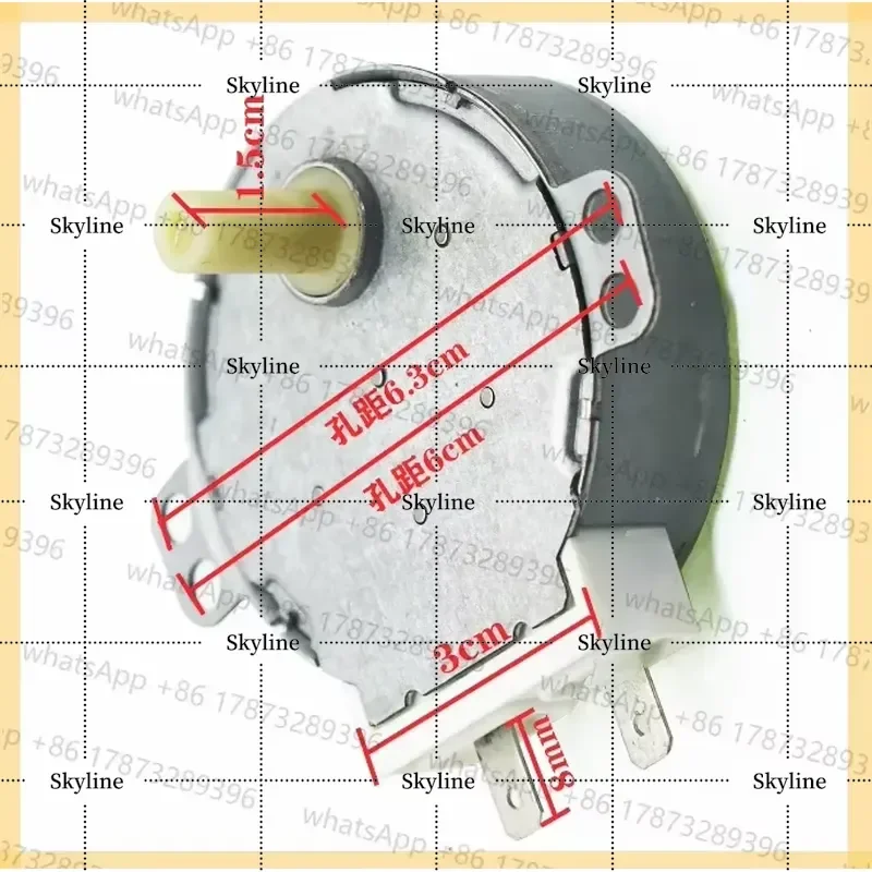SM-2301AF1 220V 4W 5/6r/min Synchronous Motor Accessories For Microwave Oven Flat Shaft Motor