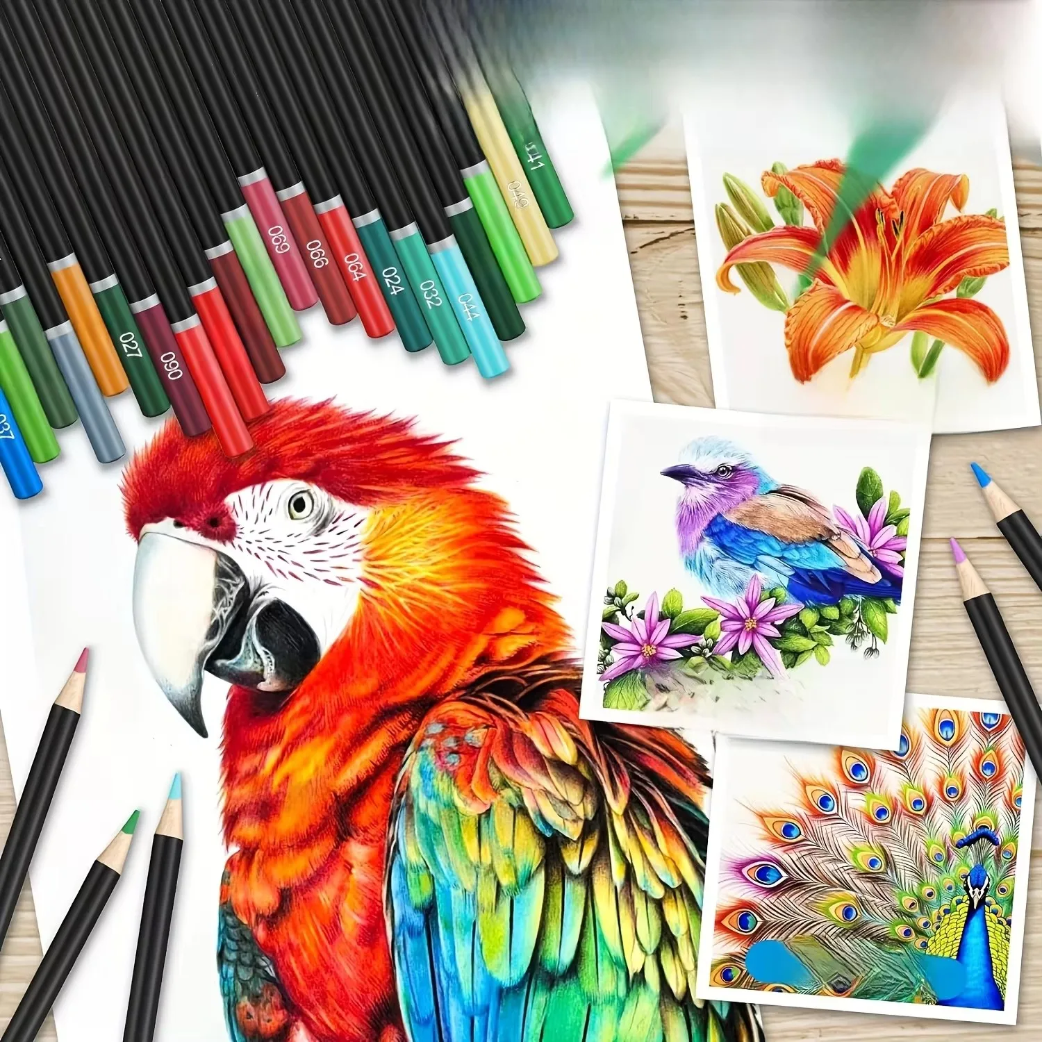 120 Vibrant Colored Pencils, Specialized Art Materials for Adult Coloring Books, Featuring Soft Cores and Oil-Based Formulas, Comes with a Durable Portable Zipper Case, Suitable for Professional and Adult Artists.