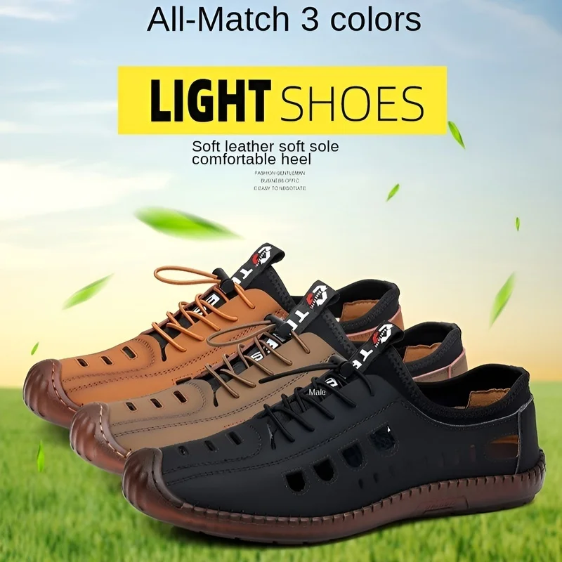 

Ажурные мужские сандалии ручной работы и