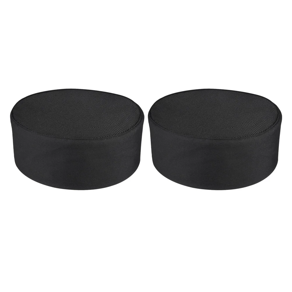 2 Pcs Chef Hat Breathable Protective Men Cap Caps Working Mesh Durable Hats Fluffy