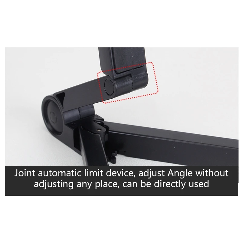 ขาตั้งแผ่นเสียงไวนิลสำหรับการบันทึก LP สำหรับที่ใส่อัลบั้มแบบ LP แท็บเล็ตเดสก์ท็อปพับได้ขายึดเก็บอัลบั้มบนโต๊ะ