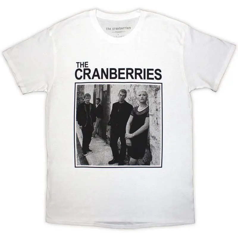 تي شيرت The Cranberries Square Photo أبيض جديد #1