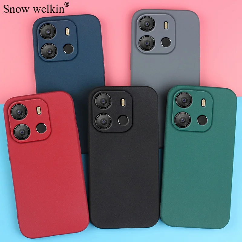 Sand Matte Soft Silicon Full Protect Shockproof Anti-Slip Case For Tecno Pop 7 6 5 Pro Lte Go Phone Cases Cover Shell Fundas