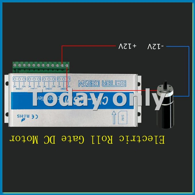 4 Channel Relay CL4-GSM SMS GSM APP Wireless Controller GSM Receiver and Switch Gate/Door Opener-A09I
