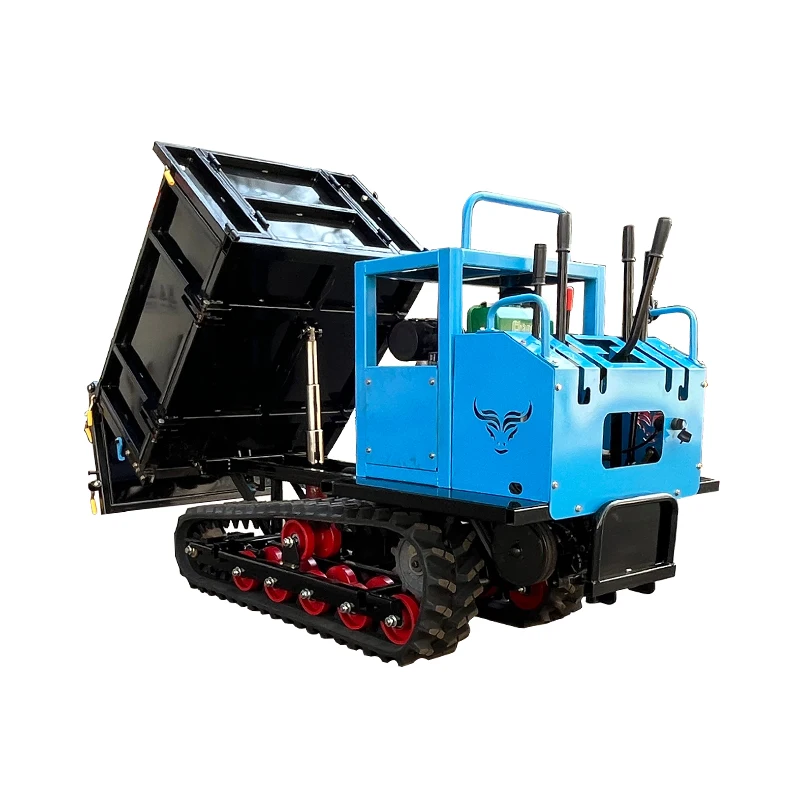 Customized 1.5 Ton Hydraulic Mini Self Loading Concrete Crawler Dumper