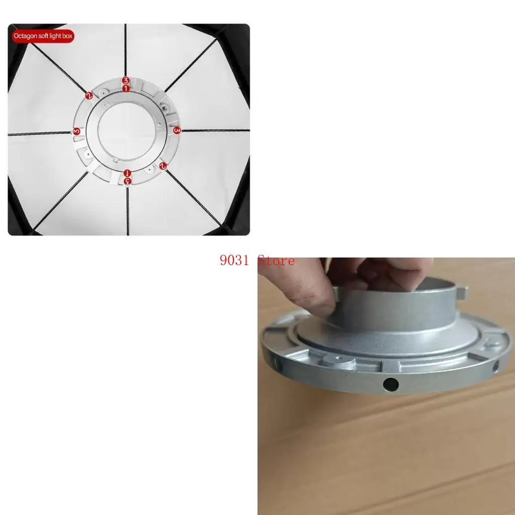Metal Bowen Mount Mount Softbox Speed ​​Ring