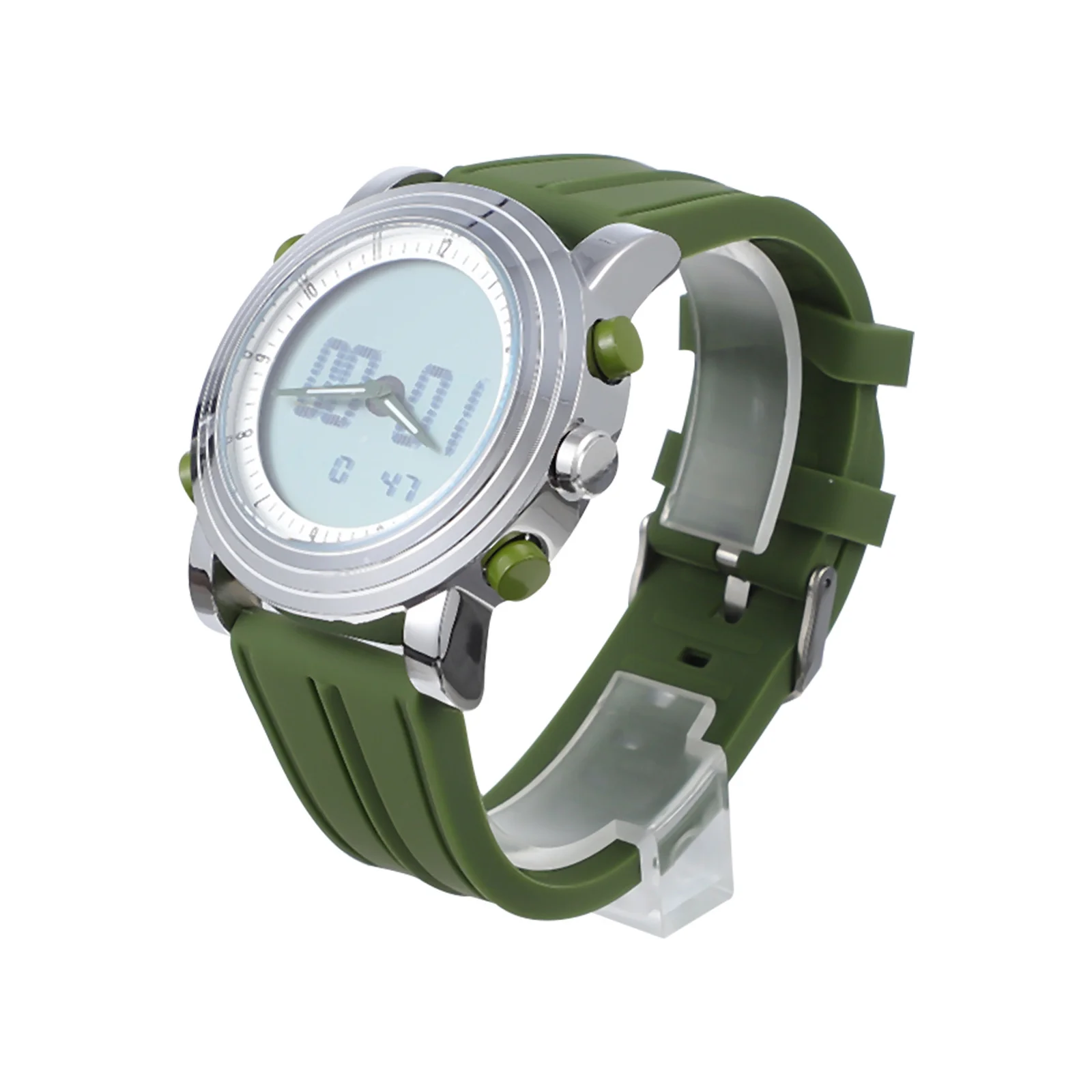 Luminous Digital For Men Women Outdoor Sports Silicone Luminous Electronic Watch Strap Multifunctional Electronic Student Watch