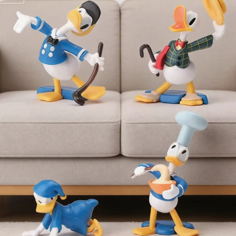 

Новая милая фигурка утки-повара в матросском костюме к 90-летию, коллекционная, ручной работы, настольное украшение, сюрприз, праздничный подарок