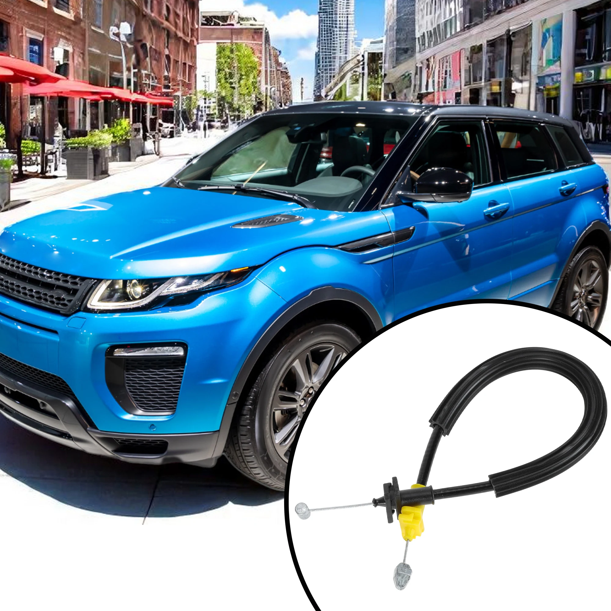 

UXCELL Трос замка внешней передней двери для Range Rover Evoque 2011-2019 No LR025409