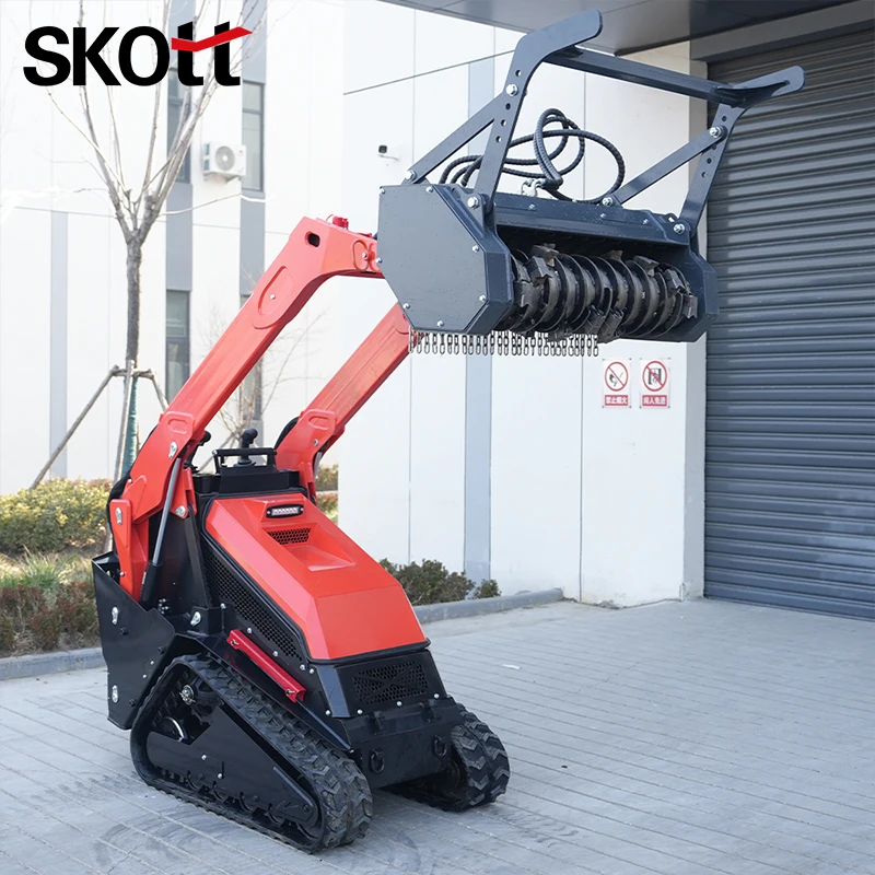 Factory Price Skid Steer Loader | CE Approved, Customized Options, Rubber Track Design