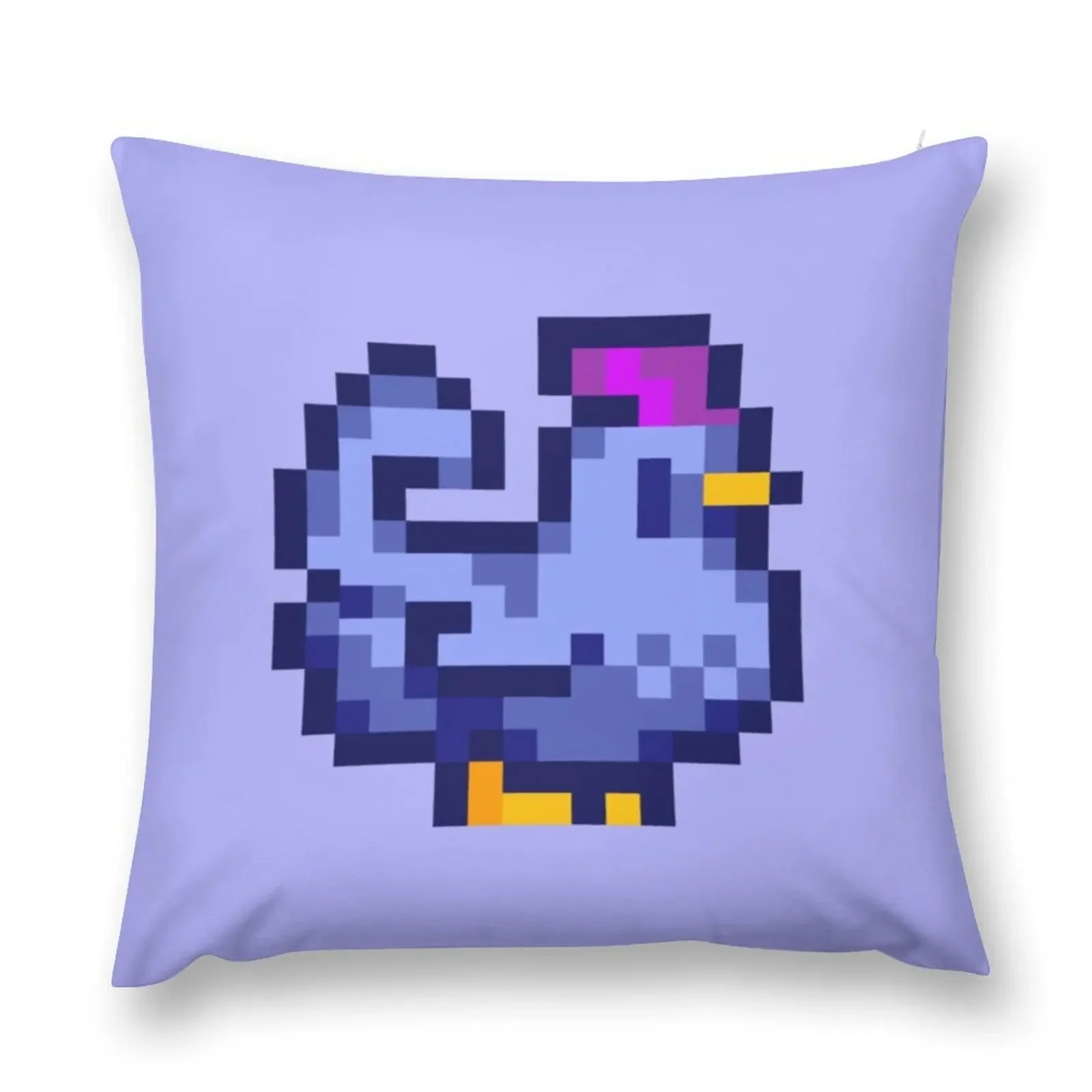 Blue Chicken Stardew Valley Throw Pillow Pillow Cover Custom Cushion Sofa Pillow Cover