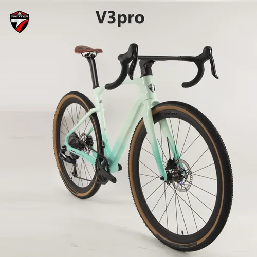 2025TWITTER GRAVEL V3 GEX-13Speed 電子シフト T900 カーボンファイバーロードバイク油圧ディスクブレーキ велосипеды bicicleta