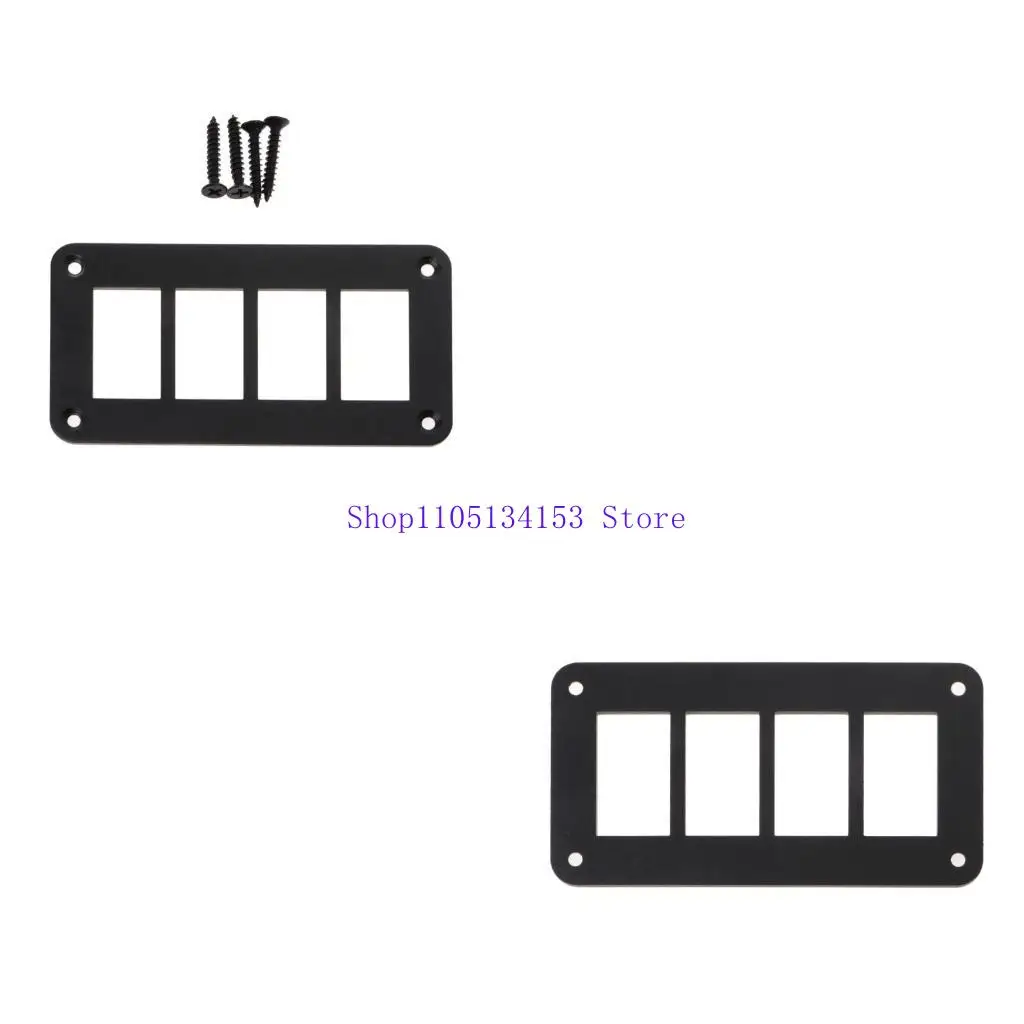 

hg89 Car Boat Rocker Switch Clip Panel Patrol Holder Housing For ARB Carling 2/3/4/6 Way Aluminum Alloy Panel