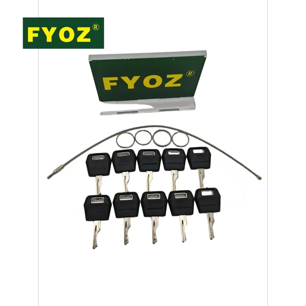10Pcs Ignition Keys Key For Case IH Tractor Dozer Backhoe D250 For Case/International Harvester Excavator Part