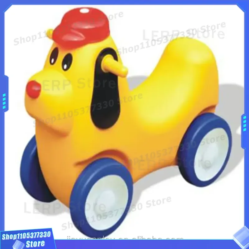 Plastic Rocking Horse Toy for Kids Kindergarten Ride On Animal Figure Early Education Gift for Boys Girls Safe Durable Design