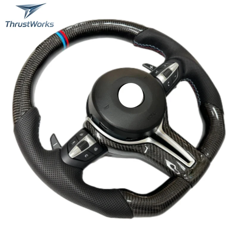 ThrustWorks Retrofit Wheel F23 F26 F30 F80 F46 X1 X3 X4 X5 M1 M2 M3 G20 G80 Carbon Steering WheelHigh Qu New