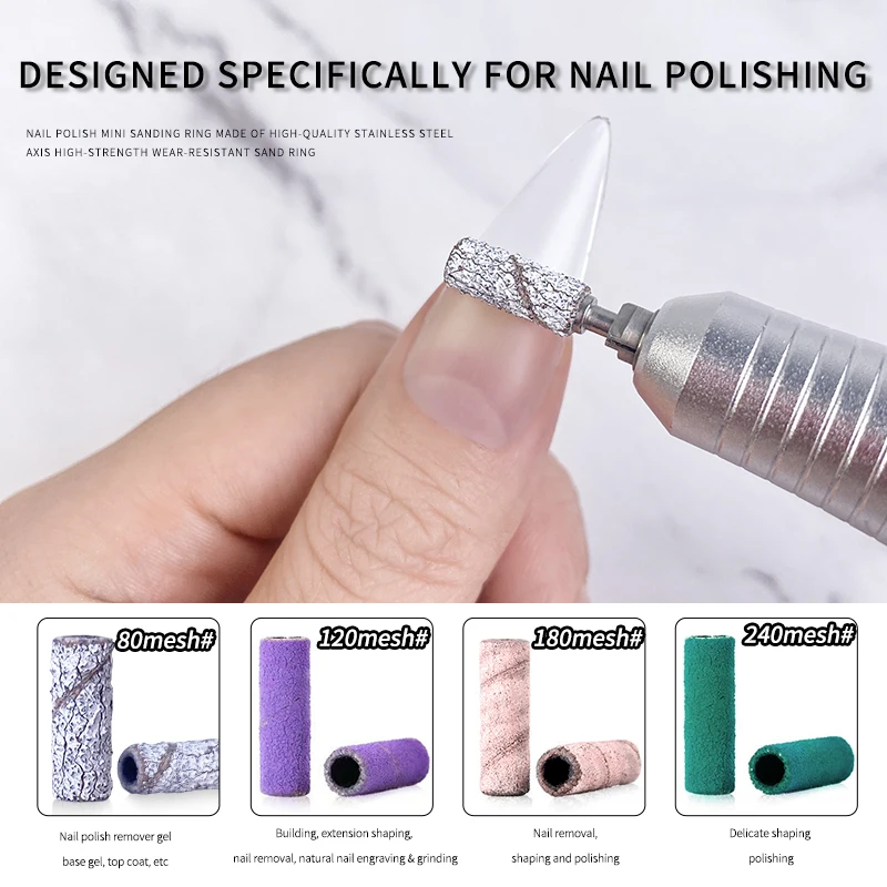 عصابات صنفرة الأظافر، غطاء صغير - طرف صنفرة أداة مثقاب، لوازم المنتجات، ملحقات تقنية الأشياء