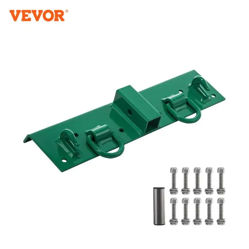 VEVOR 4700 LBS Compact Bolt on Grab Hook Tractor Hefty Loads - Compact 1/4 Inch Thick D Ring 1/2 Inch for Truck Bucket RV UTV