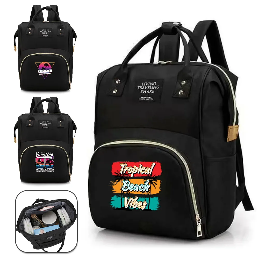 

Maternity Bag Waterproof Lightweight Large Capacity Mummy Multi-Function Diapers Bags Backpack Holiday Series Stuff