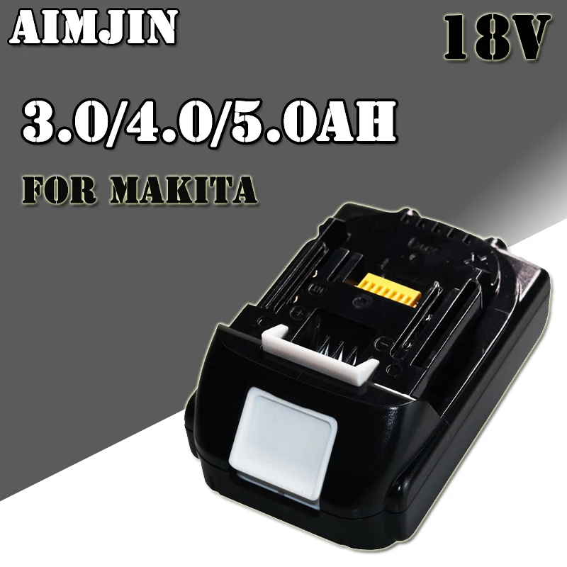 18V Rechargeable Battery 3.0/4.0/5.0Ah Replacement Battery For Makita BL1830 BL1860 Power Tool Battery