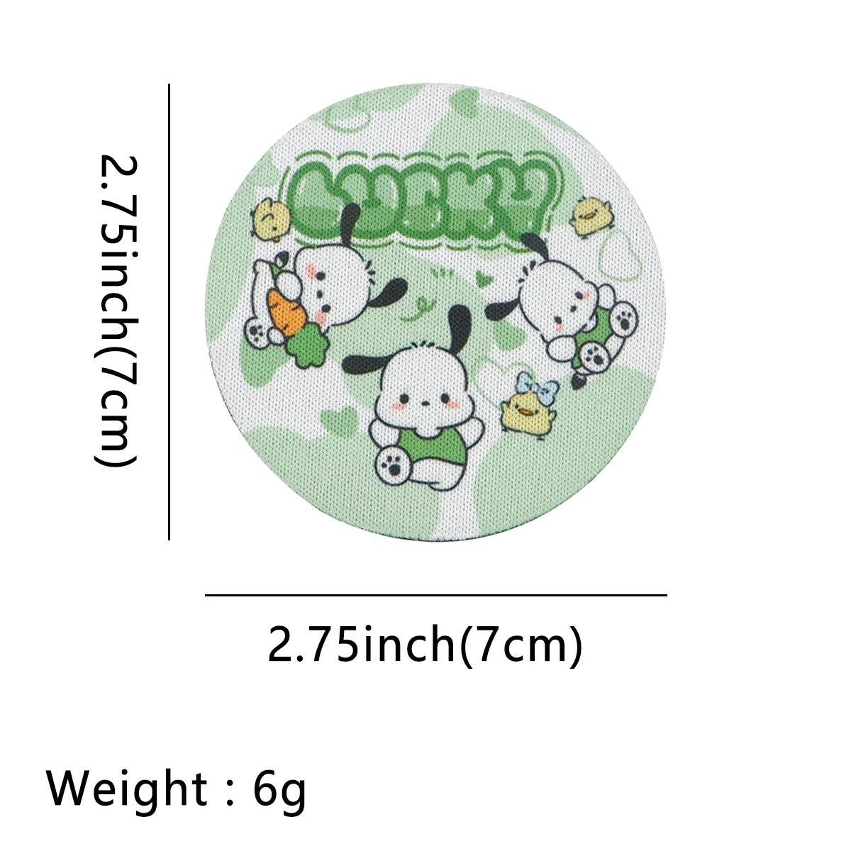 Cartoon Cute Angle Coasters Table Hot Coffee Milk Drink Coasters for Office Car Cup Holder Non-Slip Heat-Resistant Water Cup Mat