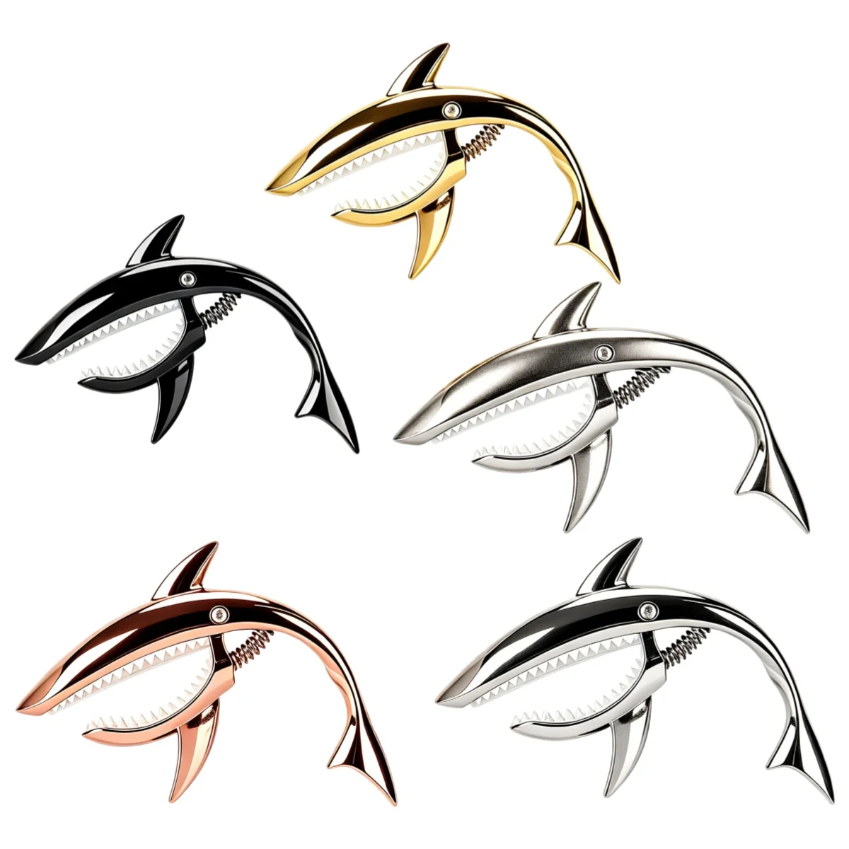 Miwayer Shark Guitar Capo, 5 Colors Available, High Quality Zinc Alloy Quick Change Clamp for Acoustic/Electric/Bass Guitar - view 6