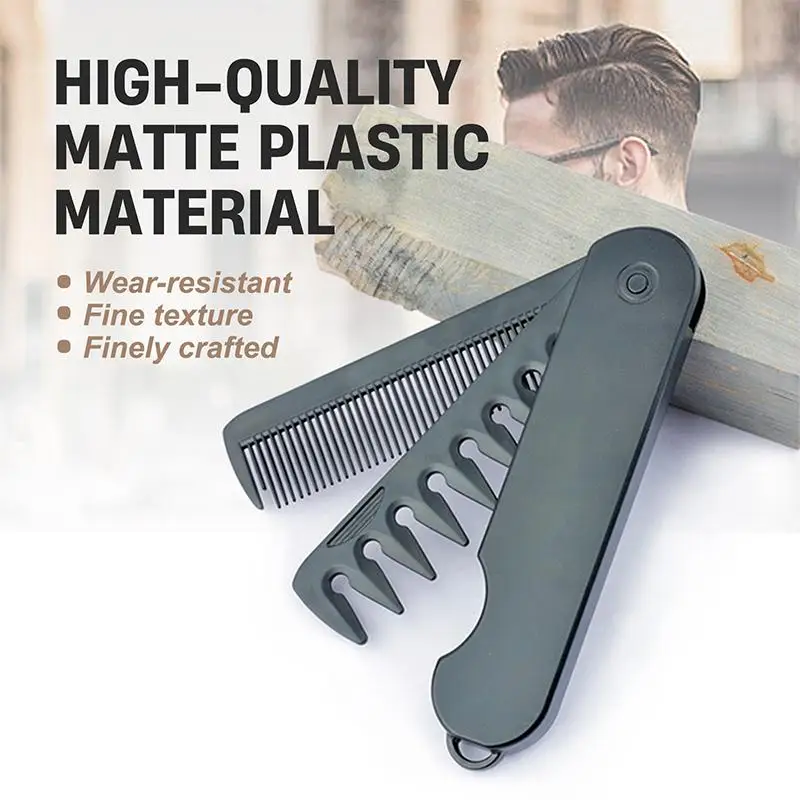 

Volumizing Wide-Tooth Hair Styling Comb Curling Tools Fluffy Texture For Men Ideal For All Hair Types Hairstyling Tools