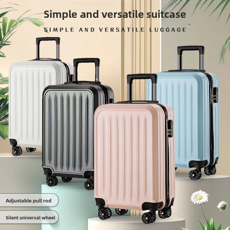 

Faionable Lightweight 20-Inch ex Lage Casual Travel Sle Polyester Material with Combination Lo Carry-On Suitcase