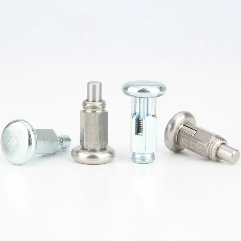 QX231 Carbon/Stainless Steel Index Bolts Return-Type Self-Locking Index Plungers without Nuts