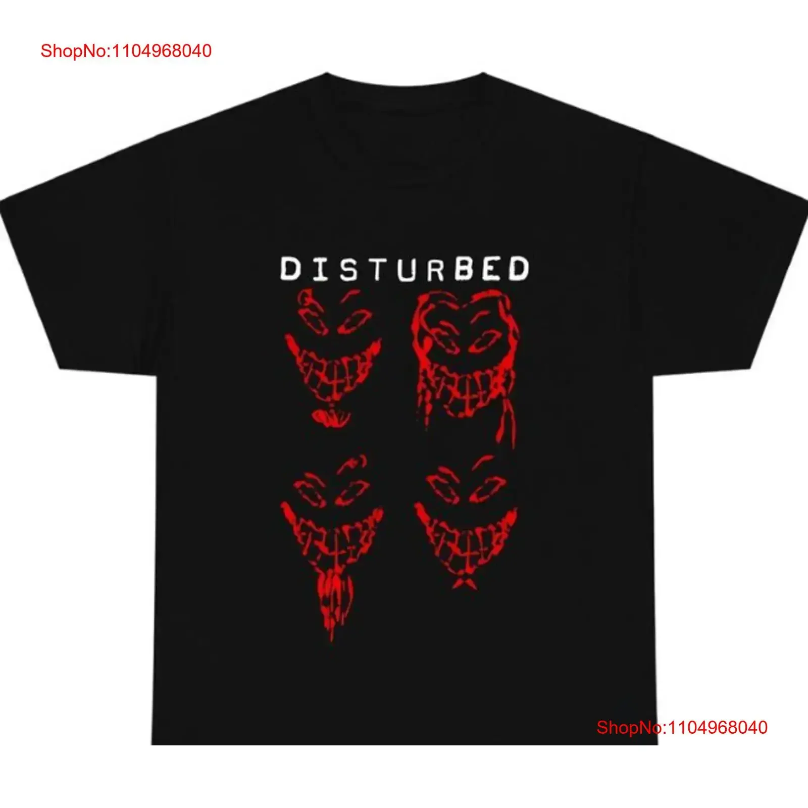 Camiseta Disturbed The Sickness 25th Anniversary Tour Date 2025 de una sola cara, manga larga o corta, estilo vintage, streetwear para hombre