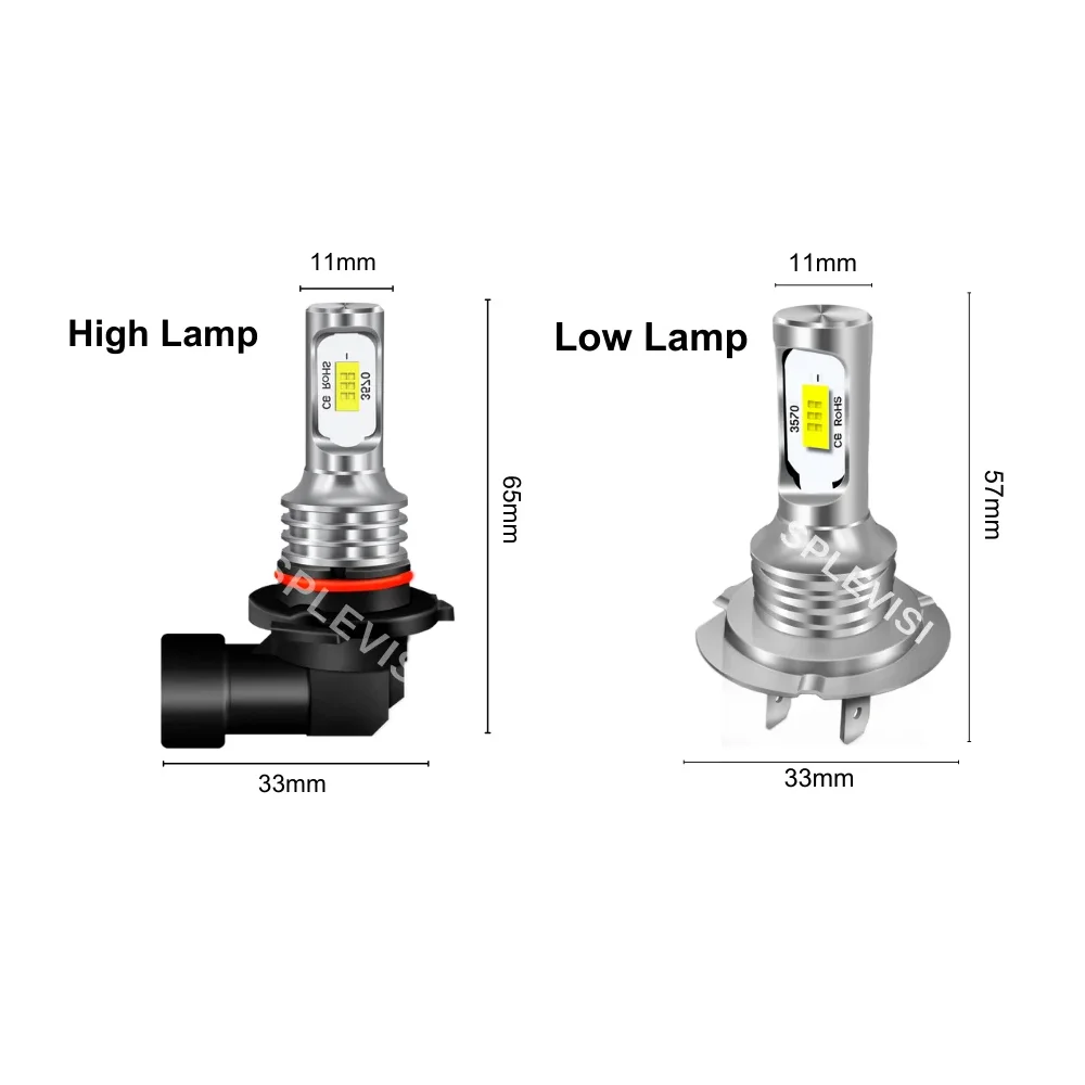 9005 H7 Car LED Headlight High Low Beam Replacement Halogen Bulbs For Vauxhall Astra G MK4 1998-2005 Mokka 2012-2019