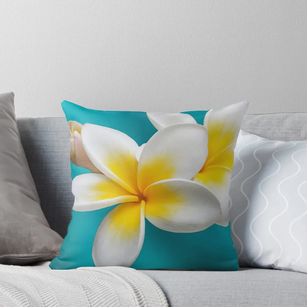 

Frangipani Throw Pillow luxury decor Anime Sofa Cushion Cover Christmas Covers pillow