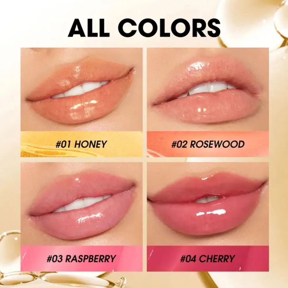 Hydrating Lip Oil Gloss Lip Plumper Makeup Moisturizing NonSticky Sexy Water Glossy Glitter Primer Tint Lip Balm Care Cosmetics