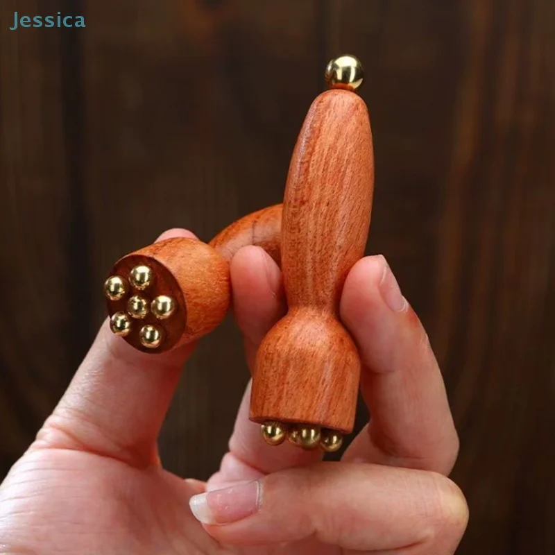 ☆ النحاس الصغيرة لوتس رئيس العين تدليك العضلات كشط الوجه عنق الرحم تدليك عام أداة العناية بالبشرة #2