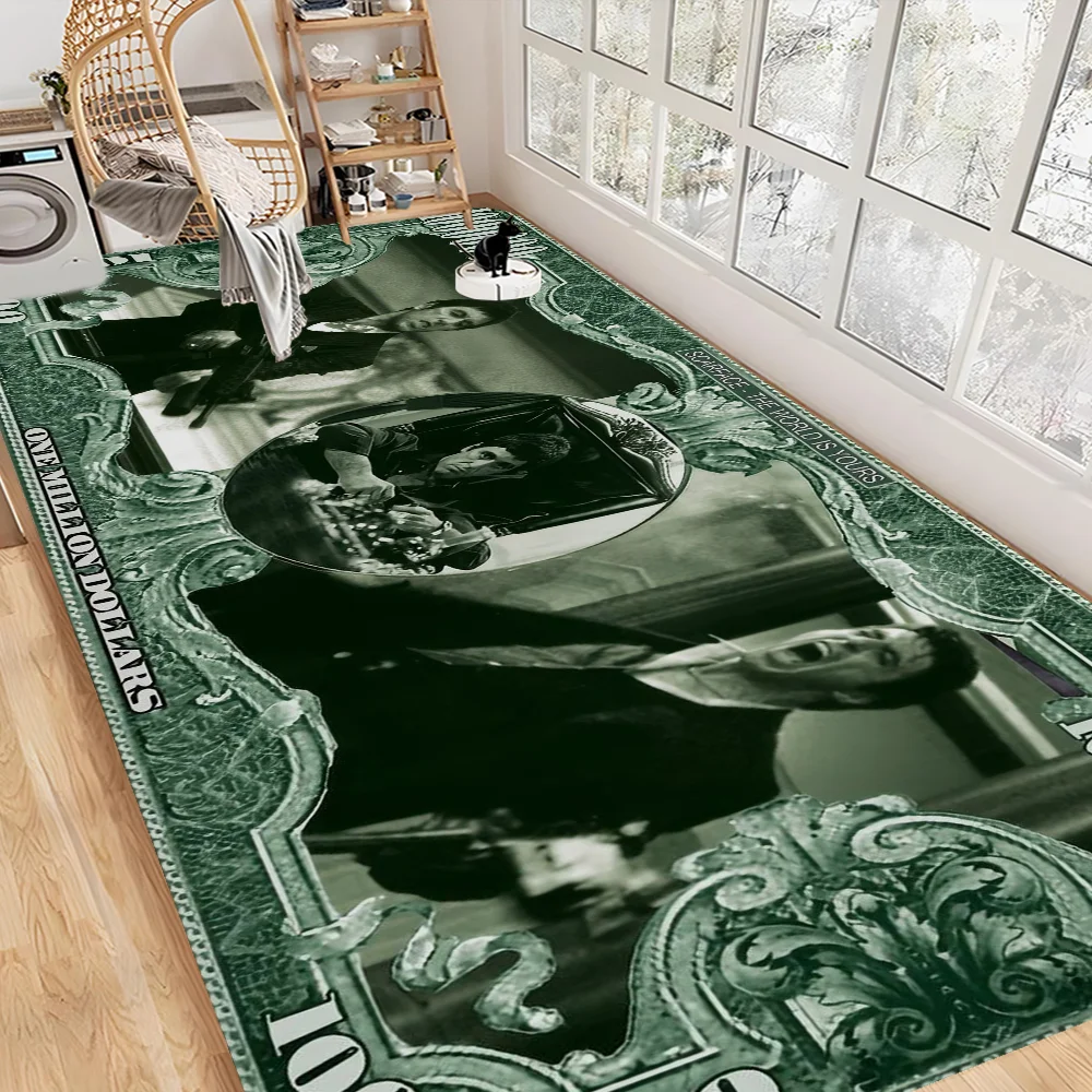 

Movie S-scarface Floor Mat INS Style Soft Bedroom Floor House Laundry Room Mat Anti-skid Household Carpets