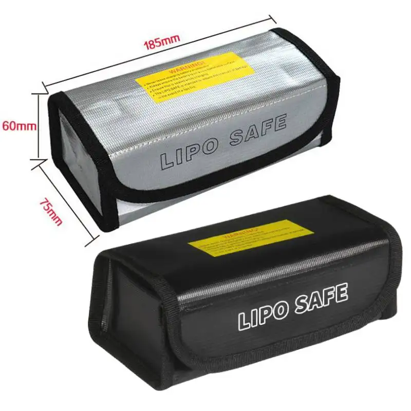 Lipo Battery Safe Bag, Charging Bag for Lipo Battery Pack, Storage Charging Transport,Home Travel Fireproof Safe Storage Pouch