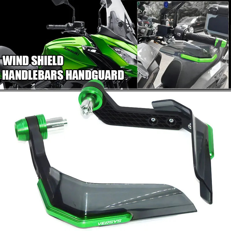 

FOR KAWASAKI VERSYS650 KLE650 Motorcycle Accessories Parts Handlebar Guard Handle Guards Handguard Hand windshield 2015-2022