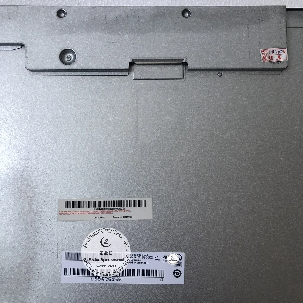 M190EG02 V8 M190EG02 V.8 Tela LCD Industrial Original de 19 polegadas