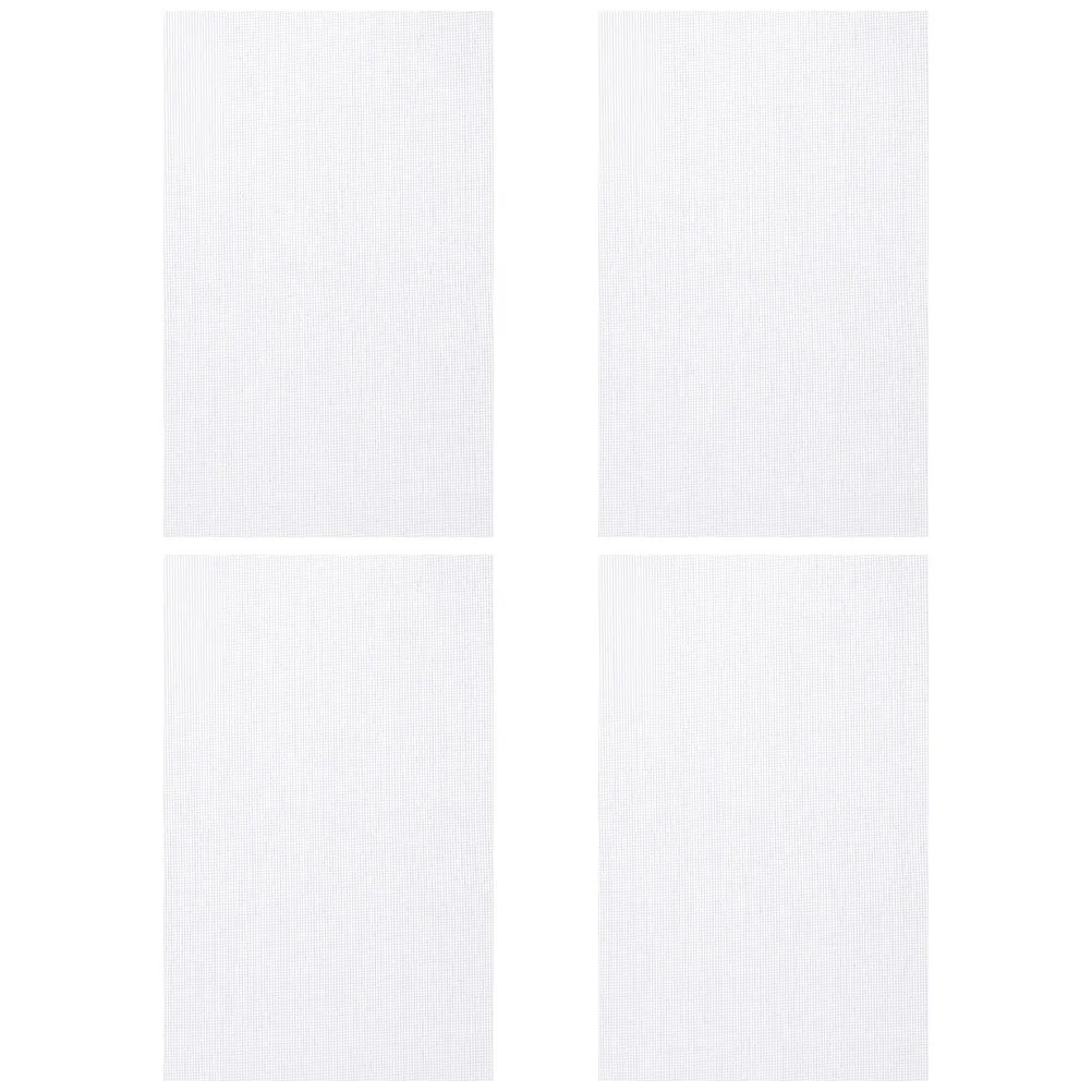 

4 листа ткани из полиэстера и хлопка для вышивки крестом, для рукоделия, декоративной росписи, домашнего декора, штор