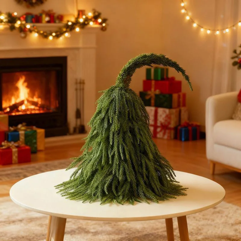 

Crooked Neck Mini Christmas Tree Home Small Christmas Tree Living Room Desktop Decoration Christmas Tree