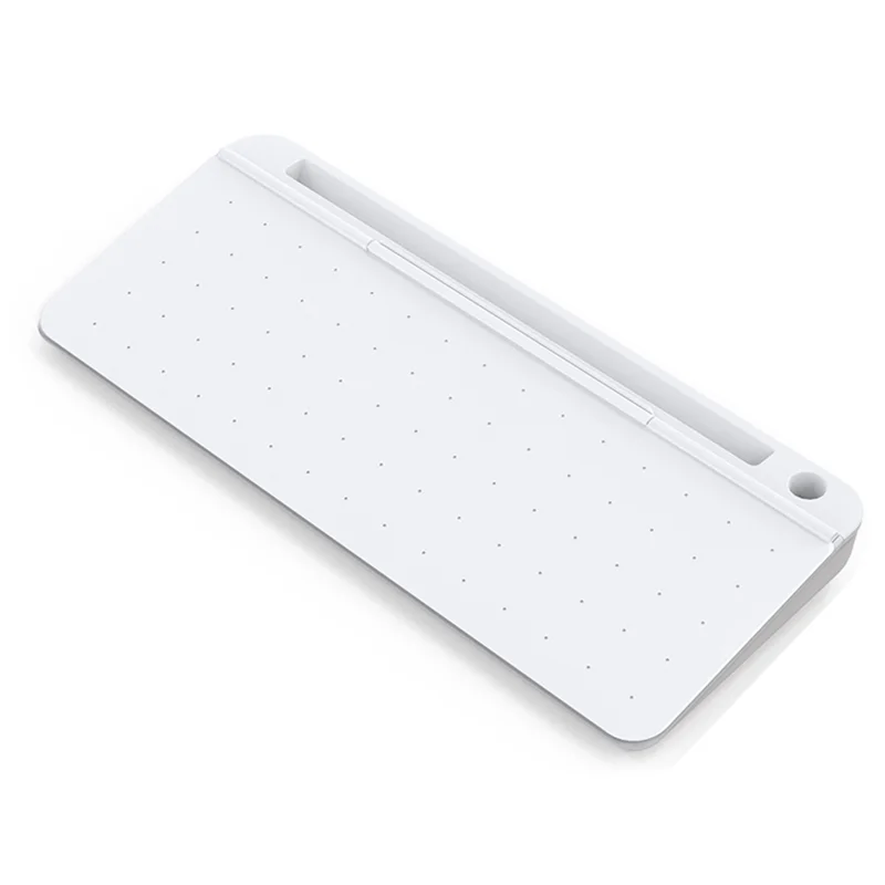 A34M-Desktop Tastatur Mini Whiteboard Schreibtafel Gehärtetes Glas Business Büro Löschbare Notiz Memo Handgelenk Rest Bord Langlebig