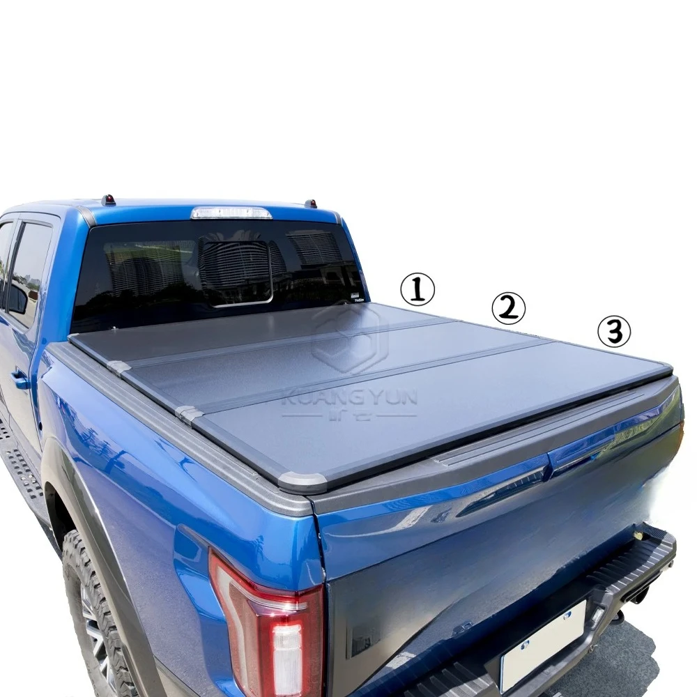 

Direct Hard Tri-fold Tonneau Cover for Nissan Frontier 2020 Pickup Truck Bed Compatible with Ranger & Silverado Models