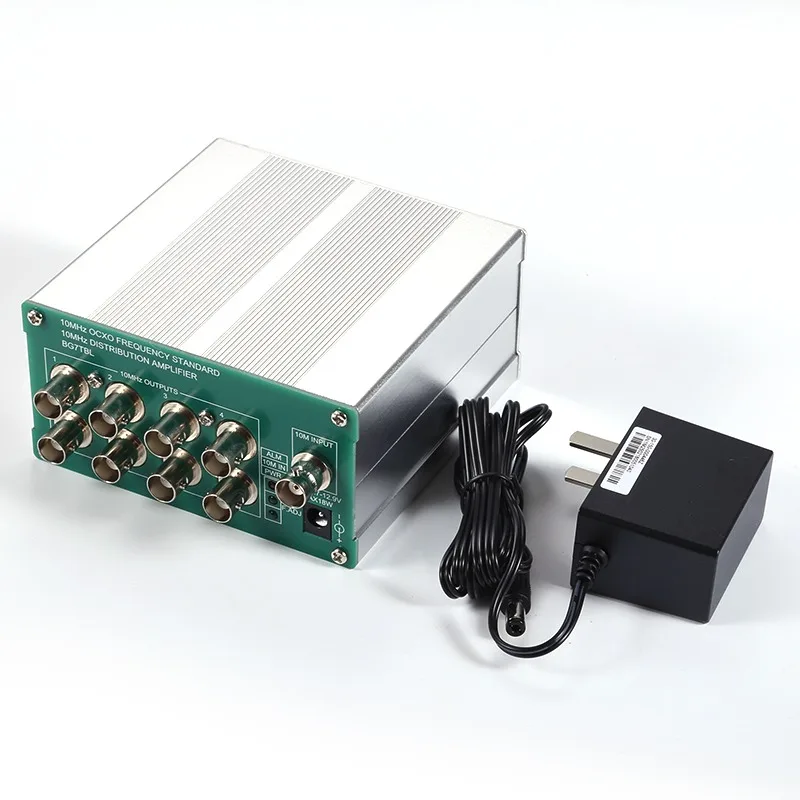 Latest Version  by BG7TBL with OCXO benchmark frequency standard 8 port output 10MHz Distribution amplifier