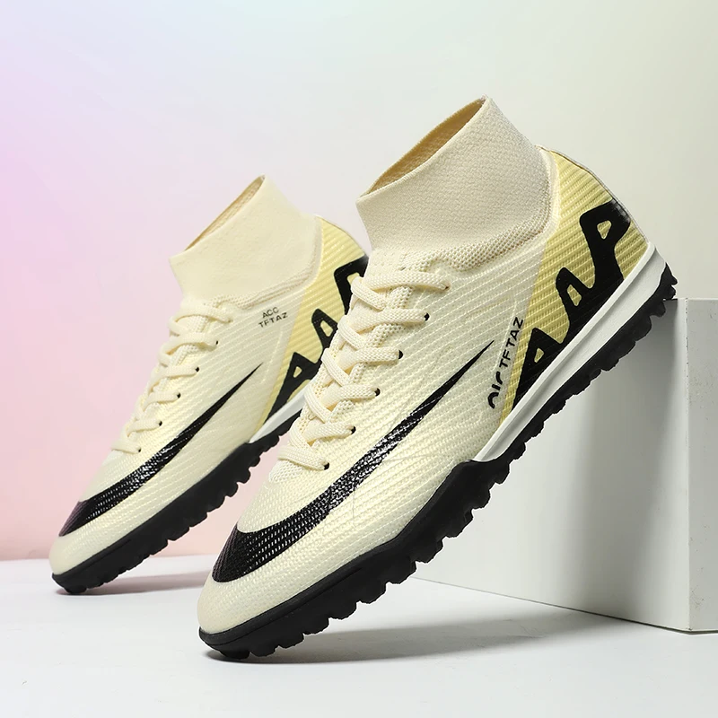 

Men Football Shoes Professional Society Cleats Soccer Shoes Sports Women TF/FG Sneaker Field Original Unisex Football Boots